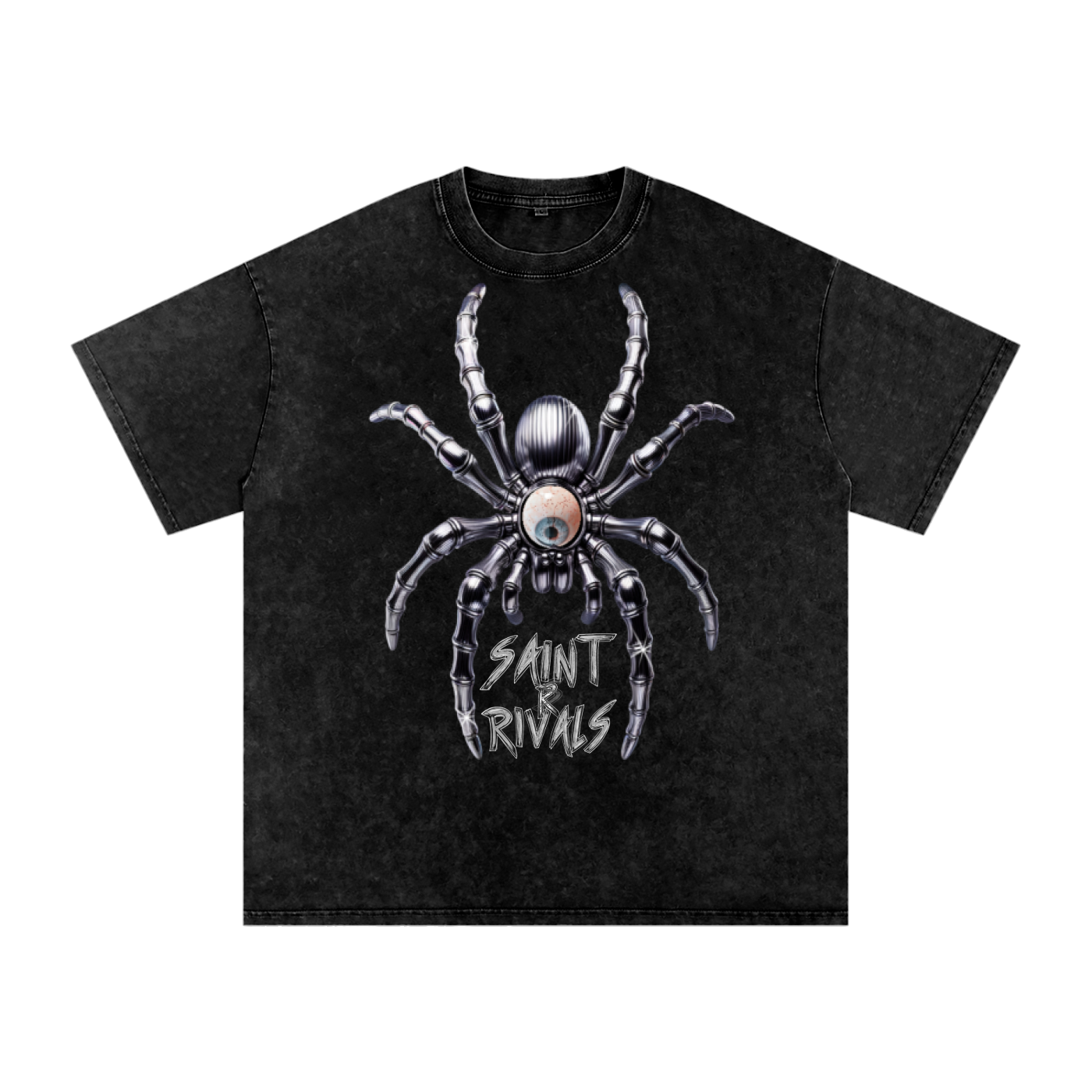 SPIDER SAINTS RIVALS WASHED UP OVERSIZED SHIRT
